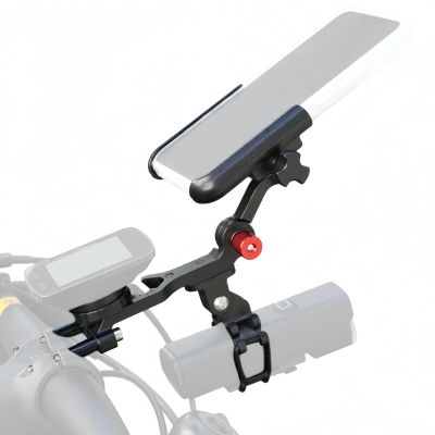 NELboNs Bicycle Multi-Mount Bracket Compatible with Gar min/Bry ton/Wa hoo GPS Computer,Sport Camera,Smart Phone,Bike Lights,All-in-One Bike Computer Handlebar Mount Holder