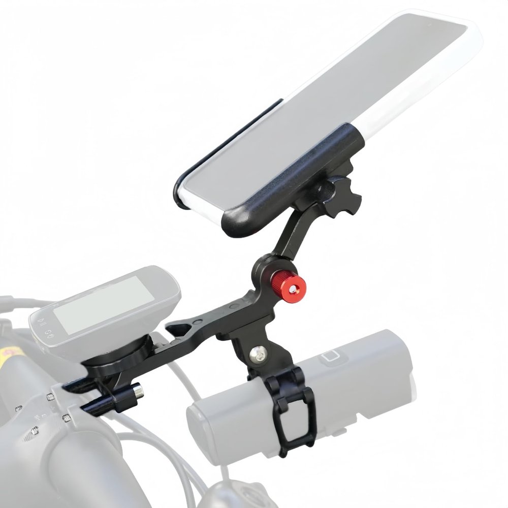 NELboNs Bicycle Multi-Mount Bracket Compatible with Gar min/Bry ton/Wa hoo GPS Computer,Sport Camera,Smart Phone,Bike Lights,All-in-One Bike Computer Handlebar Mount Holder
