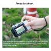 3D Printing Street Grip Vlog Holder,Combo Camera Grip Holder for DJI Action 5 Pro/4/3 Action Camera Stable&Portable Clamp (Red) view 3
