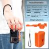 3D Printing Street Grip Vlog Holder,Combo Camera Grip Holder for DJI Action 5 Pro/4/3 Action Camera Stable&Portable Clamp (Orange) view 2