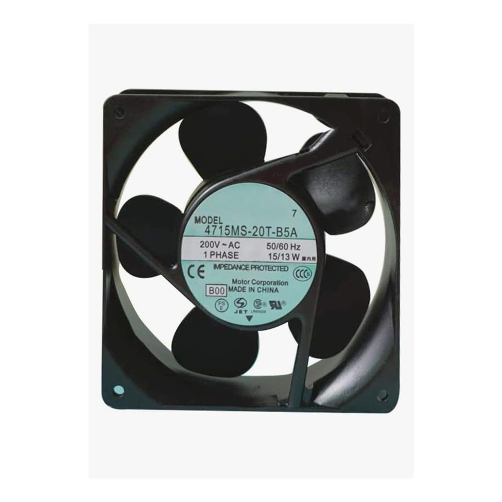 4715MS-20T-B5A 50/60Hz 120x120x38mm 12cm AC200V 15/13W 2-pin axial Flow Cooling Fan