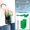 3D Printing Street Grip Vlog Holder,Combo Camera Grip Holder for DJI Action 5 Pro/4/3 Action Camera Stable&Portable Clamp (Green) view 2