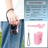 3D Printing Street Grip Vlog Holder,Combo Camera Grip Holder for DJI Action 5 Pro/4/3 Action Camera Stable&Portable Clamp (Pink) view 2