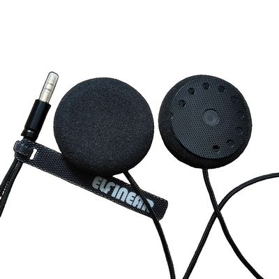 ELFINEAR Acoustix Elite Helmet Speakers, Black, 45mm Dynamic Drivers, HiFi Crystal Copper Wire, 3.5mm AUX Compatible with Most Communicators (ACOUSTIX Elite 45MM)