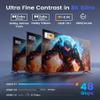 HDMI 2.1 Splitter 1 in 2 Out 8K@60Hz w/ 4ft 8K HDMI Cable, HDCP 2.3 4K@120Hz HDMI Audio Splitter for Soundbar, Support VRR, ALLM, HDR10+, Dolby Vision/Atmos 7.1ch, Down Scaler, 48Gbps for PS5 view 2