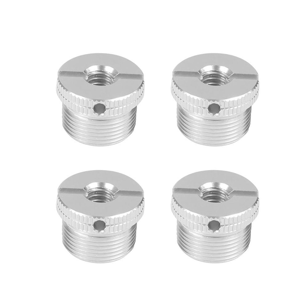 BGNing 1/4-20 Female to 5/8-27 * 9 Male Fine Thread Adapter Screw, One-Slot Adapter Screw for Microphone Tripod Mounts (Silvery)