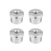 BGNing 1/4-20 Female to 5/8-27 * 9 Male Fine Thread Adapter Screw, One-Slot Adapter Screw for Microphone Tripod Mounts (Silvery) view 1