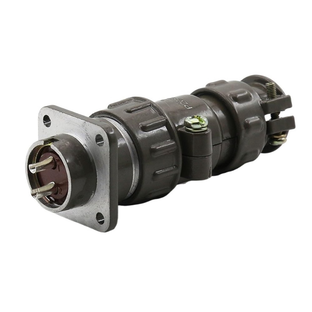 LOLKSBNN P20 Series Aviation Plug and Socket Circular Connector 2.3.4.5.7 core Diameter 20MM Aviation Plug(2 Core)