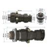 LOLKSBNN P20 Series Aviation Plug and Socket Circular Connector 2.3.4.5.7 core Diameter 20MM Aviation Plug(2 Core) view 2