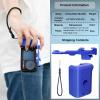 3D Printing Street Grip Vlog Holder,Combo Camera Grip Holder for DJI Action 5 Pro/4/3 Action Camera Stable&Portable Clamp (Blue) view 2