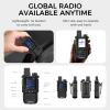 4 Pack 4G LTE Walkie Talkies - Long Range Two Way Radio w/PTT & Custom Groups, Nationwide Coverage, Rechargeable w/Flashlight for Family, Work, Outdoor (SIM Required) view 4