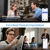 Cyxus AI Smart Glasses for Business Meetings - Real-Time Transcription Bilingual Translation & Bluetooth Audio Lightweight All-Day Wear AI8284 view 4