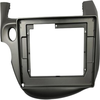 Apply 10.1 INCH 2 Din Car Fascia Panel Mount Installation Double Din Android DVD Frame for Honda Fit Jazz 2008-2013(Gray-Left) (Gray-Left)