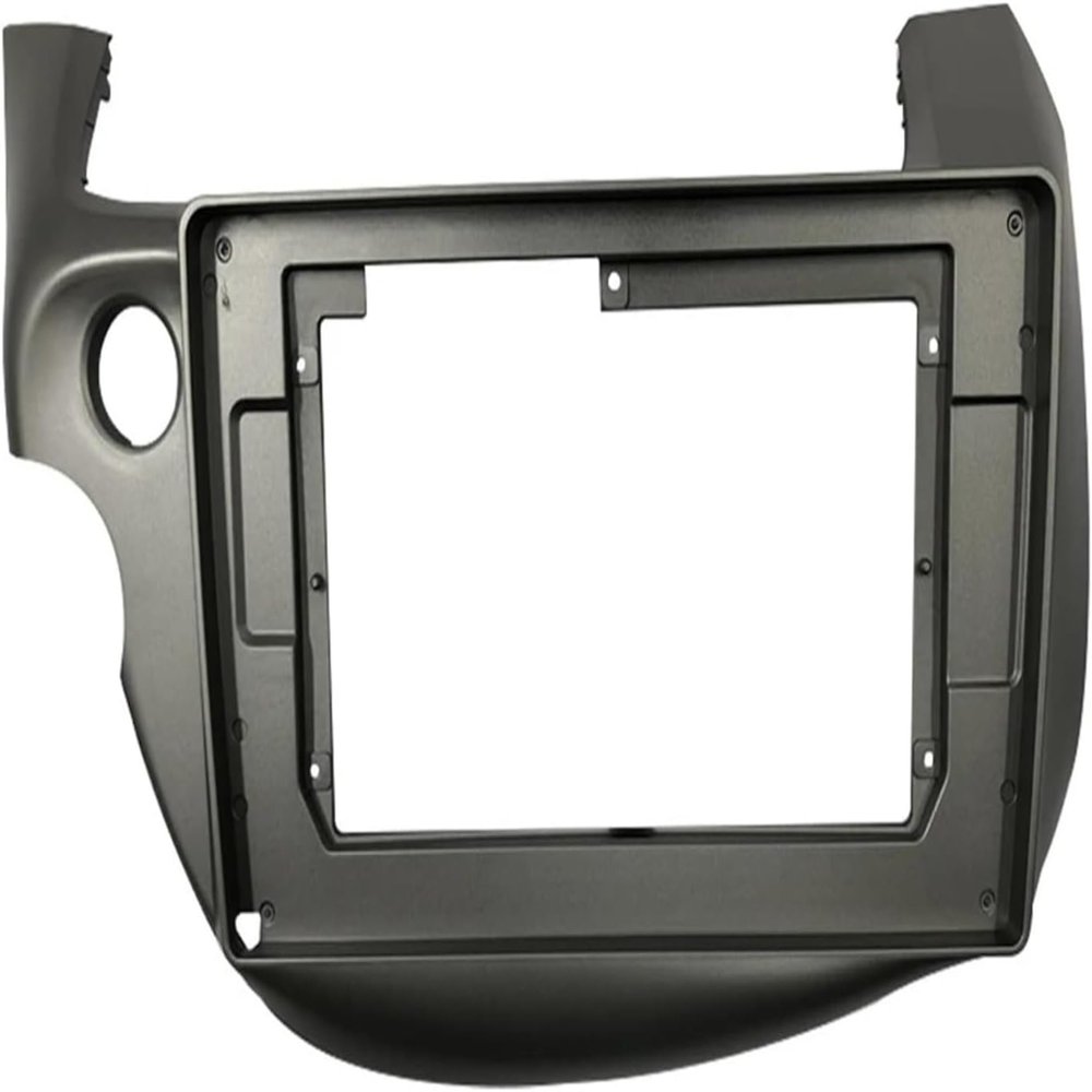 Apply 10.1 INCH 2 Din Car Fascia Panel Mount Installation Double Din Android DVD Frame for Honda Fit Jazz 2008-2013(Gray-Left) (Gray-Left)