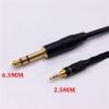 ATUUKOPC Male 2.5mm to 6.35mm Male Stereo Audio Cable 2.5 to 6.5 6.35 TRS(Straight,1m) view 2
