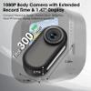 FIBONAX 64GB 1080P Mini Body Camera with Screen, Black view 2