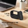 FIBONAX 64GB 1080P Mini Body Camera with Screen, Black view 3