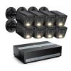 8PCS 2MP 1080P CCTV Security Cameras Kit 8CH Analog DVR HD TVI Turret Camera H.265+ Bright Night IP67 Outdoor Surveillance(4T) view 1