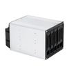 5 Bay Internal Hard Drive Enclosure, 3 x 5.25 HDD Enclosure Hot Swap Cage Hard Disk Enclosure Hot Swap Cage HDD Hotswap Cages Mobile Rack for 5 x SATA 3.5 HDD, 5 x SATA 2.5 HDD, SAS HDD view 4