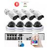 H.265+ 8CH 5MP POE NVR Kit Audio CCTV System 5MP Dome IP Camera Face Detection P2P Indoor/Outdoor Video Surveillance Set(None,8CH NVR and 8 Camera_US Plug) view 2