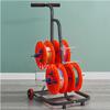 Cold Rolled Steel Wire Spool Cart With Storage Tray, Cable Pay-Off Stand With 4 Reels, Commercial Industrial Grade Wire Dispenser view 1