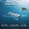 Underwater Drone, Mini S submarine drone with 4K+EIS Image Stabilization Camera for Real-Time Viewing Depth & Temperature Data, Direct-Connect Remote Controller, Dive to 330ft Underwater, Portable ROV (Grey) view 2