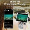 Underwater Drone, Mini S submarine drone with 4K+EIS Image Stabilization Camera for Real-Time Viewing Depth & Temperature Data, Direct-Connect Remote Controller, Dive to 330ft Underwater, Portable ROV (Grey) view 4