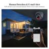 4K 8MP POE Security Camera Kit Face Detection Two-Way Audio Surveillance Kit CCTV Video Indoor Outdoor(None,Beige) view 3