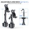 Miracase Cup Holder Tablet Mount for Car, [2025 Latest Upgraded] Adjustable Long Neck Car Tablet Holder Friendly Compatible with iPad, Pro, Air, Mini Samsung Galaxy Tab, All 6.1-12.9" Tab view 4