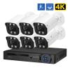 8MP 4K Face Detection IP Security Camera Audio AI System POE NVR Kit CCTV Color Night Vision Outdoor Home Video Surveillance(None,8CH NVR 6 AI Camera) view 2