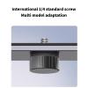 Zkhxhtg Metal Projector Stand Double Rod Rotation Wall Mounted Ceiling Suspension Height Adjustable Fit Stable Metal Projector Stand for Home Theater view 4