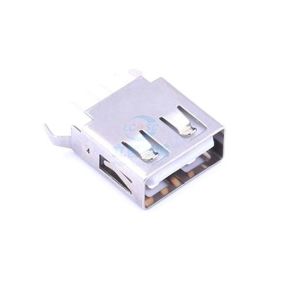 10 Pcs Plug-in 2.0 USB USB Connector Plug-in Type-A UA-24DD-W-2