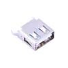 10 Pcs Plug-in 2.0 USB USB Connector Plug-in Type-A UA-24DD-W-2 view 1
