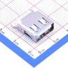 10 Pcs Plug-in 2.0 USB USB Connector Plug-in Type-A UA-24DD-W-2 view 3
