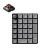 Keychron K0 Max Wireless Low-Profile Number Pad, QMK/VIA Programmable, Hot-Swappable Brown Switch, RGB Backlit, 2.4GHz & Bluetooth 5.3, 1000Hz Polling Rate, with Knob, for Windows/Mac view 1