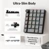 Keychron K0 Max Wireless Low-Profile Number Pad, QMK/VIA Programmable, Hot-Swappable Brown Switch, RGB Backlit, 2.4GHz & Bluetooth 5.3, 1000Hz Polling Rate, with Knob, for Windows/Mac view 4