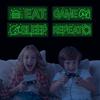 4 Pcs Glow in The Dark Neon Game Wall Stickers, Boys Gamer Room Wall Decals, EAT Sleep Game Repeat Gaming Wall Art Sticker, Kids Bedroom PlayRoom Nursery Party Decoration (Green) view 2