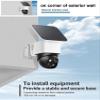 Stainless Steel Wall Corner Mount for PTZ/Dome Cameras - 270 Wide Angle CCTV Bracket, Outdoor/Indoor Security Camera Mount, Compatible with Eufy SoloCam S340, Reolink TrackMix, Tapo C425/C500, AOSU view 2