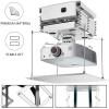ACE4U 1M Projector Stand Accessories Shear Bracket Max Load 30KG Remote Control Lift Supports Ceiling Mount Use for Cinema Rooms view 2