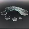 1PC 10-42mm Round Optical Glass Lens for LED Flashlight - Flat Transparent Lens for Enhanced Light Performance(25mm x 2mm) view 1