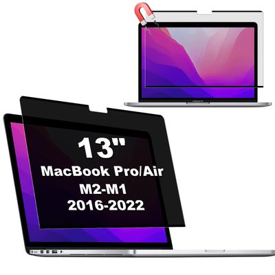 KEANBOLL Magnetic Privacy Screen for MacBook Pro 13 Inch- Removable Anti-Glare Filter with Blue Light Reduction | Compatible with MacBook Pro 13 inch (2016, 2017, 2018, 2019, 2020, 2021, 2022, M1, M2)