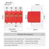 1/2/3/4 Pole Surge Voltage Protection DC 500V 800V 1000V 40KA 60KA(3P,DC1000V 20-40KA) view 2