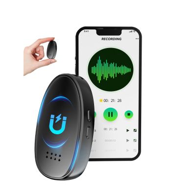 128GB Voice Recorder, Audio Activated Recorder with Playback & AI Noise Reduction for Lectures, Meetings, Interviews, Compatible with Smartphone & PC