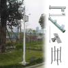 CHZDPP Weatherproof Security Camera Pole for Outside, Ground Mount Galvanized Surveillance Pole Column, for Warehouses/Factory/Construction Sites(177in/4.5m) view 2
