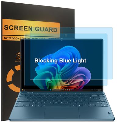 2-Pack Blocking Blue Light Screen Protector for 2025 New Lenovo Yoga Slim 9i Copilot+ (14ILL10) Laptop, Anti Blue Light Glare and Anti Fingerprint (Matte) Shield - Not suitable for Yoga 9i 2-in-1 14"
