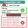 2-Pack Blocking Blue Light Screen Protector for 2025 New Lenovo Yoga Slim 9i Copilot+ (14ILL10) Laptop, Anti Blue Light Glare and Anti Fingerprint (Matte) Shield - Not suitable for Yoga 9i 2-in-1 14" view 2