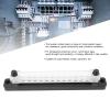 12 Terminal Bus Bar Block 150A Power Distribution Terminal Plated Copper with Transparent Cover for Car Boat Marine Caravan RV view 2