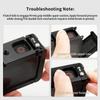 FEICHAO Camera Cage Horizontal Vertical Photohraphy with Cold Shoe Mount, 1/4" Thread Compatible with Action5Pro/4/3 (Standard Version) view 4