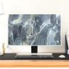 Baocicco Gray Gold Marble Waterproof 45, 46, 47, 48 Inch TV Dust Cover Anti-Static Dustproof Protective Aesthetic Texture Screen TV Covers Full Body Cover for Television Screen Desktop PC LED LCD OLED view 4