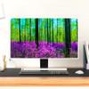Baocicco Violet Flowers Green Forest Waterproof Screen TV Cover 40, 41, 4243 Inch Anti-Static Dustproof Full Body Cover for TV Screen Sleeve Compatible with LCD LED PC Desktop and Home Hanging TV view 4